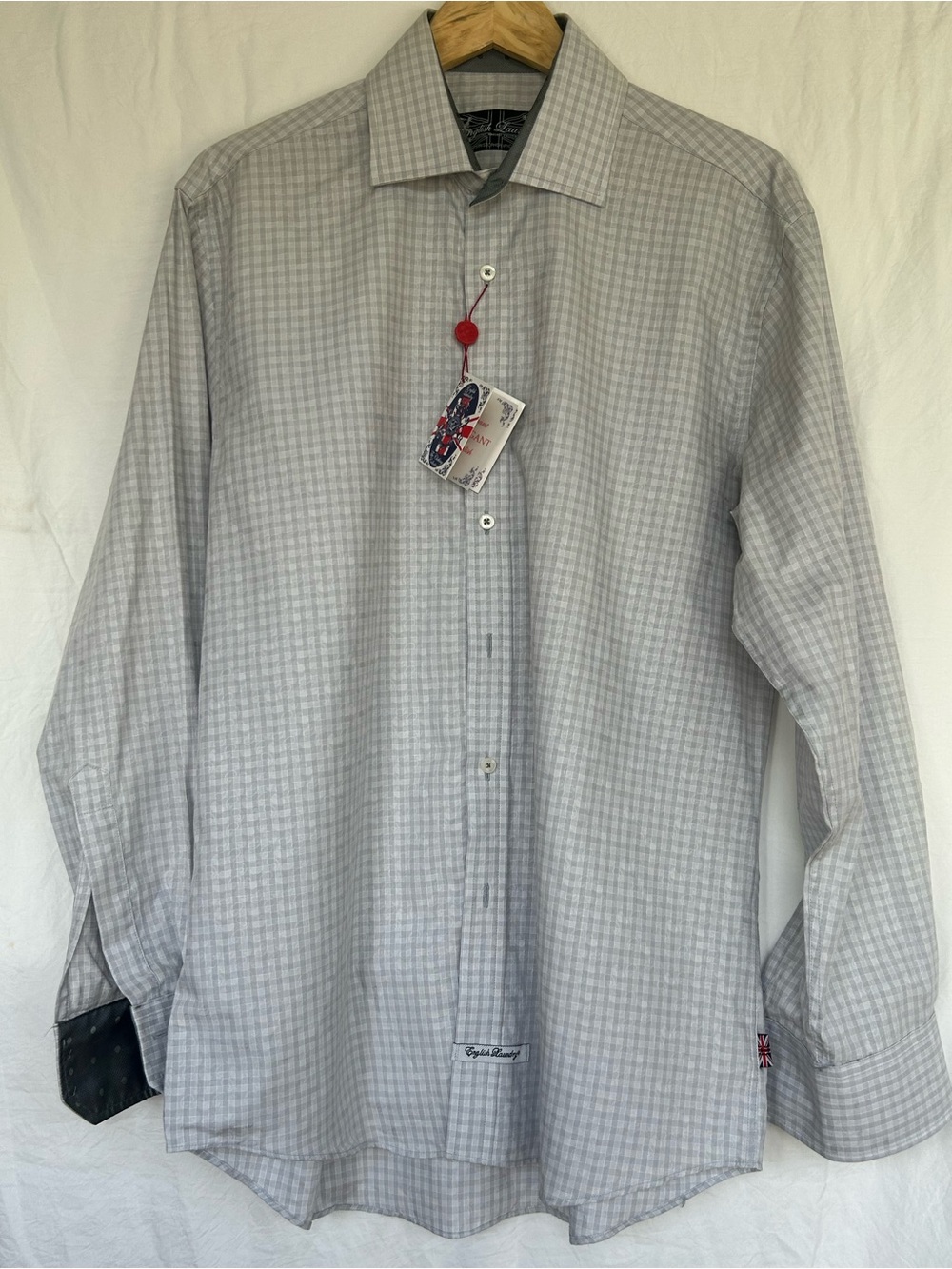 Men’s NWT English Laundry "Arrogant English" Men's Dress Shirt Size 16 34/35